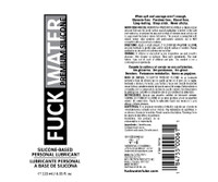 Fuck Water Premium Silicone Lubricant - 4 Fl. Oz.