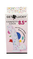 Get Lucky 8.5" Confetti Cock
