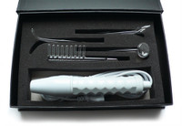 Neon Wand Electrosex Kit - White Handle - Red Electrode
