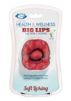 Big Lips Suction and Licking - Red