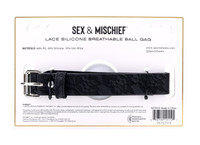 Lace Silicone Breathable Ball Gag