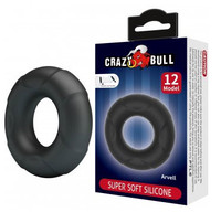 Arvell - Cockring Super Soft Silicone - Black