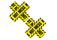 Hot Mess X Blacklight Lemon Fruitella Nipztix Nipple Cover Pasties