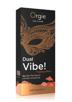 Dual Vibe Sex on the Beach Kissable Liquid Vibrator 15ml