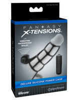 Fantasy X-Tensions Deluxe Silicone Power Cage - Black