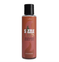 Sizzle Lips Warming Edible Gel - Strawberry - 4.2 Oz.