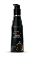 Aqua Sweet Peach Flavored Water Based Intimate Lubricant - 4 Fl. Oz.