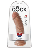King Cock 8 Inch Cock - Tan