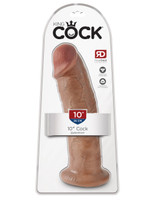 King Cock 10 Inch Cock - Tan