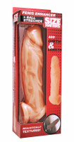 Realistic Flesh Penis Enhancer and Ball Stretcher