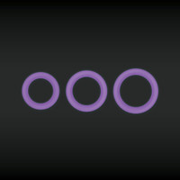 Firefly - Halo - Cockring - Medium - Purple