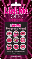 Lick Me Lotto 12 Winning Tickets!