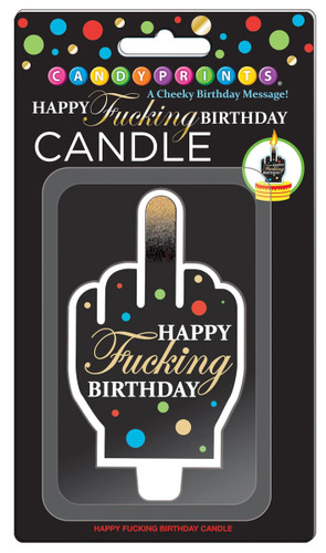 Happy Fucking Birthday Candle