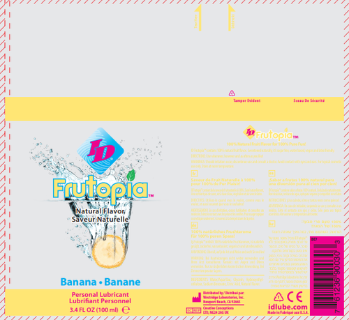 ID Frutopia Natural Flavor Banana 3.4 Oz