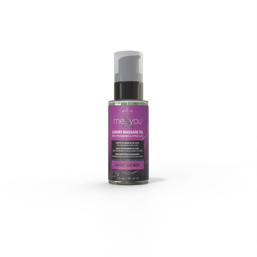 Me and You Massage Oil Sweet Secrets 2oz Pheromone Infused
