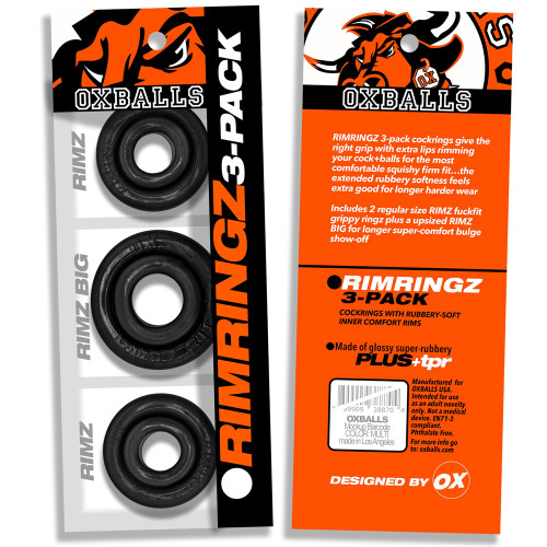 Rimringz Multi Size 3 Pack - Black