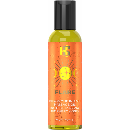 Celestial Collection Flare Pheromone Massage Oil 2 Fl Oz/59 ml