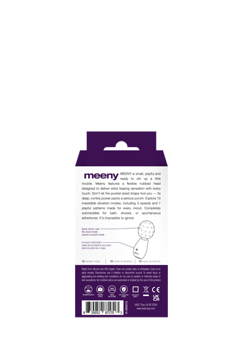 Meeny Rechargeable Extra Mini Wand Purple