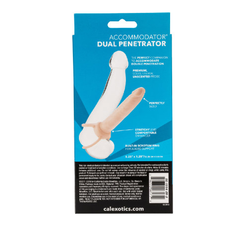 The Accommodator Dual Penetrator - Ivory