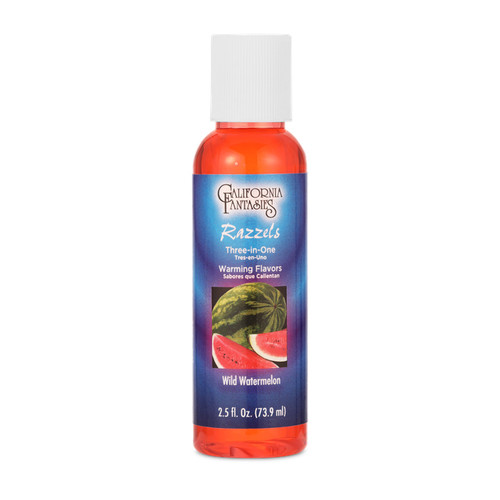 Razzels Warming Lubricant - Wild Watermelon - 2 Oz. Bottle