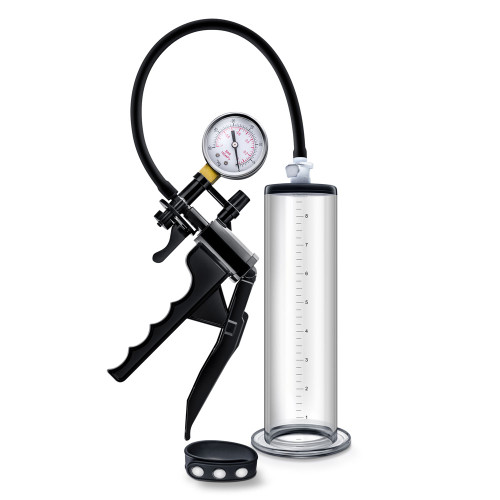 Performance - Vx8 Premium Penis Pump System With Silicone Cock Strap - Clear