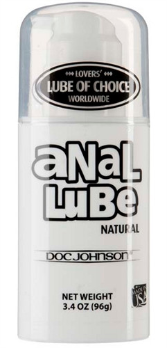 Anal Lube - Natural Lubricant - 3.4 Oz. Bulk