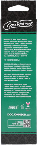 Good Head Oral Delight Gel 4 Oz - Green Apple