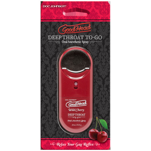Goodhead to Go Deep Throat Spray - Wild Cherry