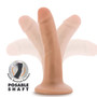 Dr. Skin Plus - 5 Inch Posable Dildo - Vanilla