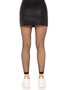 Industrial Net Footless Tights - One Size - Black