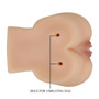 Kylie Realistic Vagina and Ass Vibrator - Light