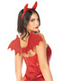 2 Pc Devil Kit, Includes Wings and Headband - Red