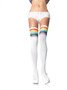 Over the Rainbow Opaque Thigh Highs - One Size