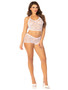 First Love Cami and Boy Short Set O/s - White