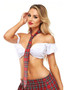 Schoolgirl Tie - One Size - Red