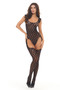 Diamond Hour Bodystocking Black - Os