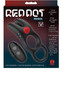 Red Dot Vibrating Cock Ring V1 With Remote - Black/red