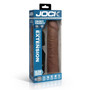 Jock Vibrating Penis Extension with Remote - Dark