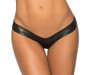 Wet Flattering Mini Srunchy Panty - Small/medium - Wet Black