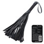 Nocturnal Collection Heart Throb Flogger - Black