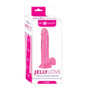 Get Lucky Jelly Love 9" Dildo - Pink
