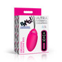 Vibrating Silicone Egg With Digital Remote - Pink