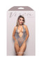 Sweet Venom Plunge Chain Teddy - Os - Gray