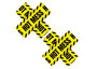 Hot Mess X Blacklight Lemon Fruitella Nipztix Nipple Cover Pasties