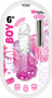 Dream Boy 6" - Jelly Vibrator Wet Dreams - Clear Magenta