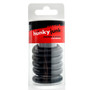 Jacker 5-Stack Five-Pack Tube Super-Strong Cockrings Black