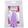 Crystal Jellies - Anal Twist - 5 Inch Purple