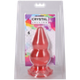 Crystal Jellies - Double Pop Plug - 6 Inch Pink