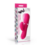 Bg Ribbed Silicone Rabbit Vibrator Pink
