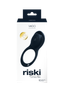 Riski Rechargeable Clitoral Vibe for Couples Black